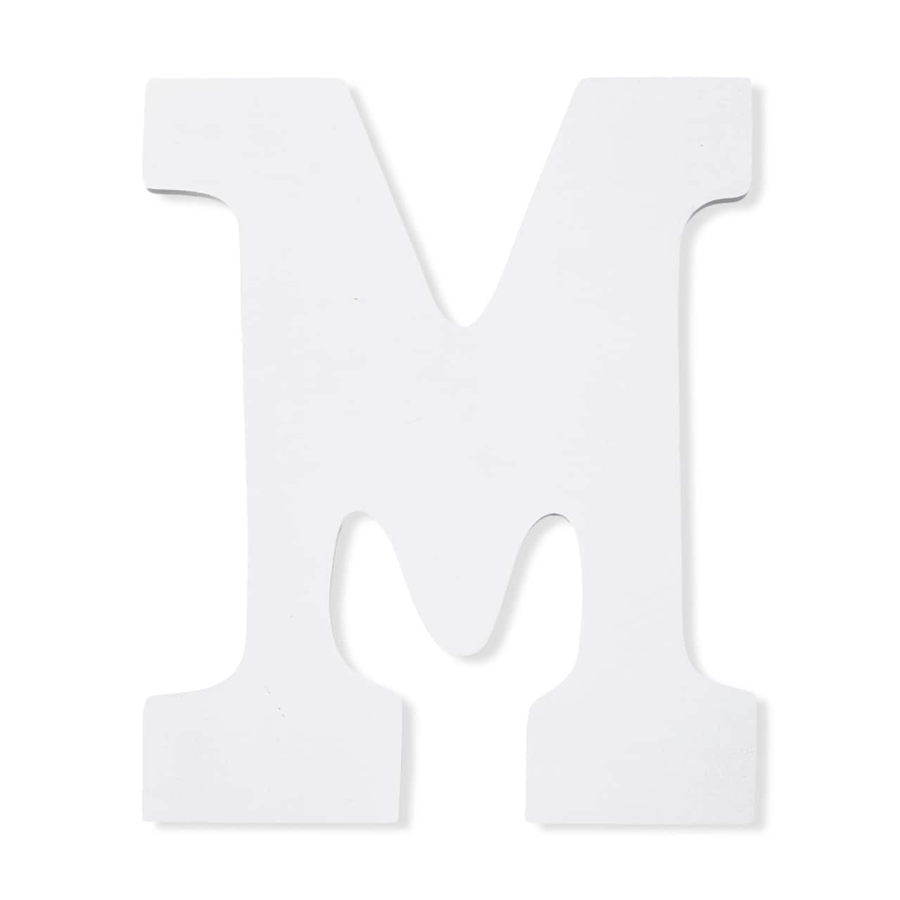 6 Pack: 9" White MDF Whimsy Letter by Make Market®